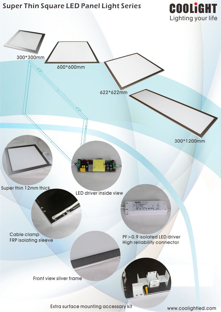 600x600mm 46w Clpg Series Led Panel-commercial Led Lighting 